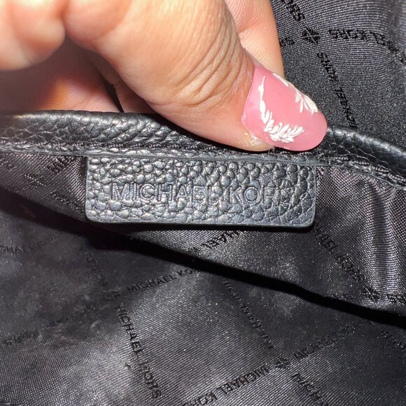 Michael Kors Black Leather Camera Crossbody Bag - Picture 7 of 7